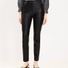 Clothing Loft | Curvy Sutton Skinny Pants In Faux Leather Black