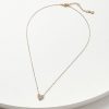 Accessories & Shoes Loft | Demi Fine Sparkle Heart Necklace Gold