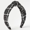 Accessories & Shoes Loft | Shimmer Tweed Knot Headband Black