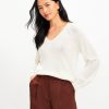 Clothing Loft | V-Neck Cashmere Sweater Vintage Cream