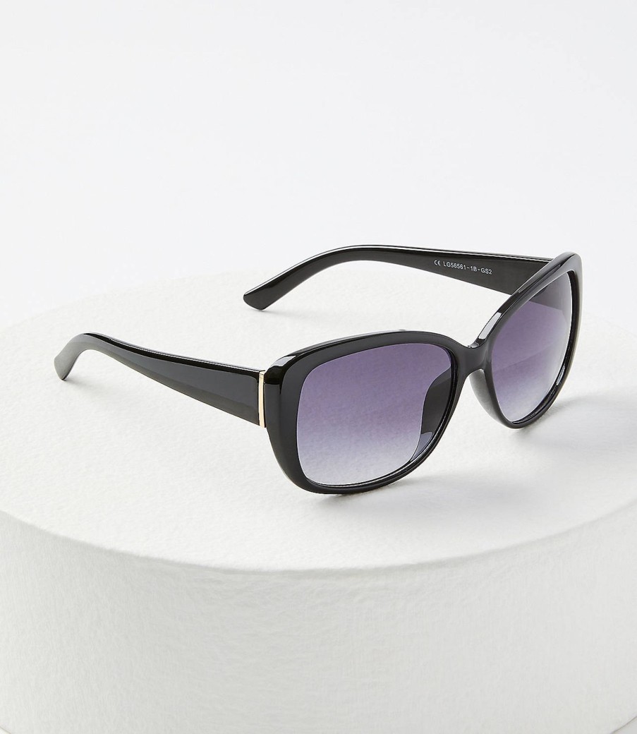 Accessories & Shoes Loft | Wrap Sunglasses Black