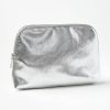 Accessories & Shoes Loft | Metallic Pouch Silvertone