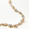 Accessories & Shoes Loft | Crystal Floral Necklace Goldtone