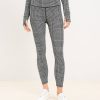 Clothing Loft | Lou & Grey Houndstooth High Waist Softsculpt Pocket 7/8 Leggings Grey Fog