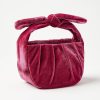 Accessories & Shoes Loft | Velvet Knot Handle Bag Peach Beige