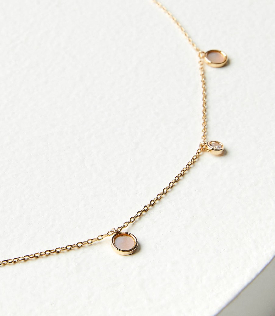 Accessories & Shoes Loft | Delicate Shaker Necklace Mother Of Pearl