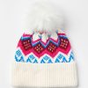 Accessories & Shoes Loft | Fair Isle Beanie Whisper White