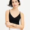 Clothing Loft | Double V Layering Cami Black