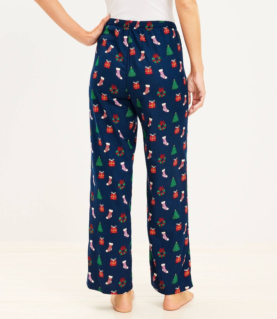 Clothing Loft | Festive Pajama Pants Deep Space Blue