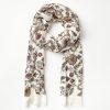 Accessories & Shoes Loft | Swirled Scarf Fuchsia Primrose