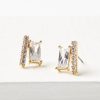 Accessories & Shoes Loft | Crystal Cluster Stud Earrings Clear