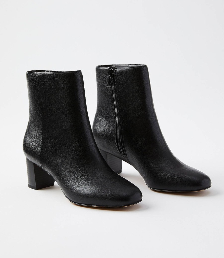 Accessories & Shoes Loft | Block Heeled Booties Black