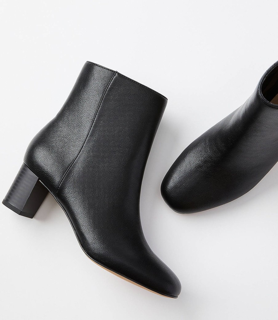 Accessories & Shoes Loft | Block Heeled Booties Black