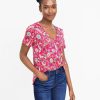 Clothing Loft | Paisley Everyday V-Neck Tee Granita