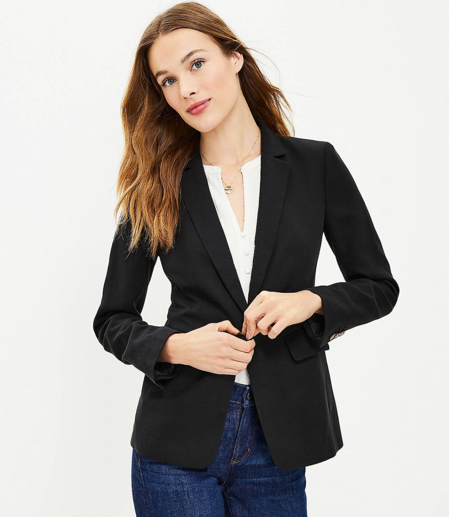 Clothing Loft | Fluid Modern Blazer Black