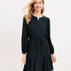 Clothing Loft | Plaid Godet Shirtdress Sailor Navy