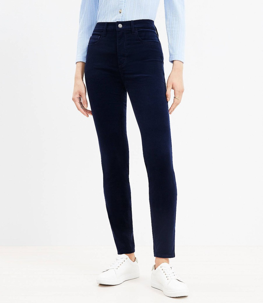 Clothing Loft | Skinny Corduroy Pants Deep Space Blue