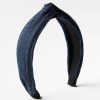 Accessories & Shoes Loft | Chambray Knot Headband Dark Chambray