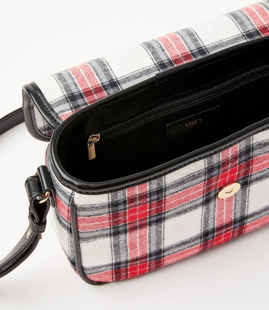 Accessories & Shoes Loft | Plaid Camera Bag Whisper White