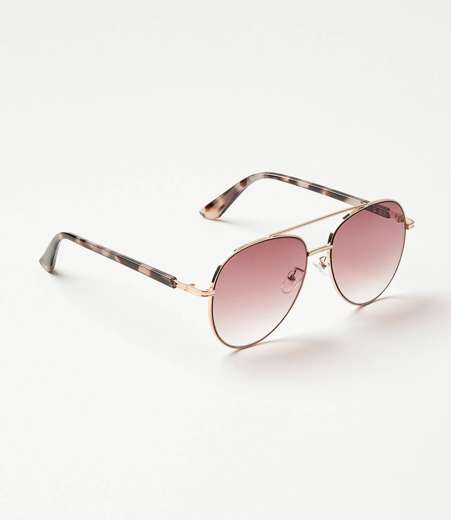 Accessories & Shoes Loft | Classic Aviator Sunglasses Silver