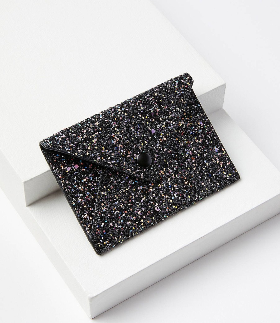 Accessories & Shoes Loft | Glitter Envelope Card Case Multi