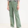 Clothing Loft | Curvy High Rise Wide Leg Utility Jeans In Mountain Rosemary