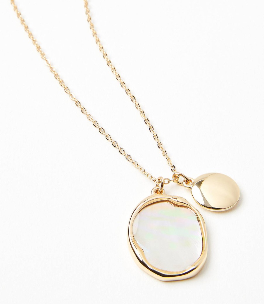 Accessories & Shoes Loft | Pendant Necklace Mother Of Pearl