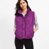 Clothing Loft | Lou & Grey Quilted Pocket Vest Boysenberry