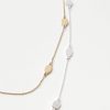 Accessories & Shoes Loft | Mixed Metal Station Necklace Gold / Silver