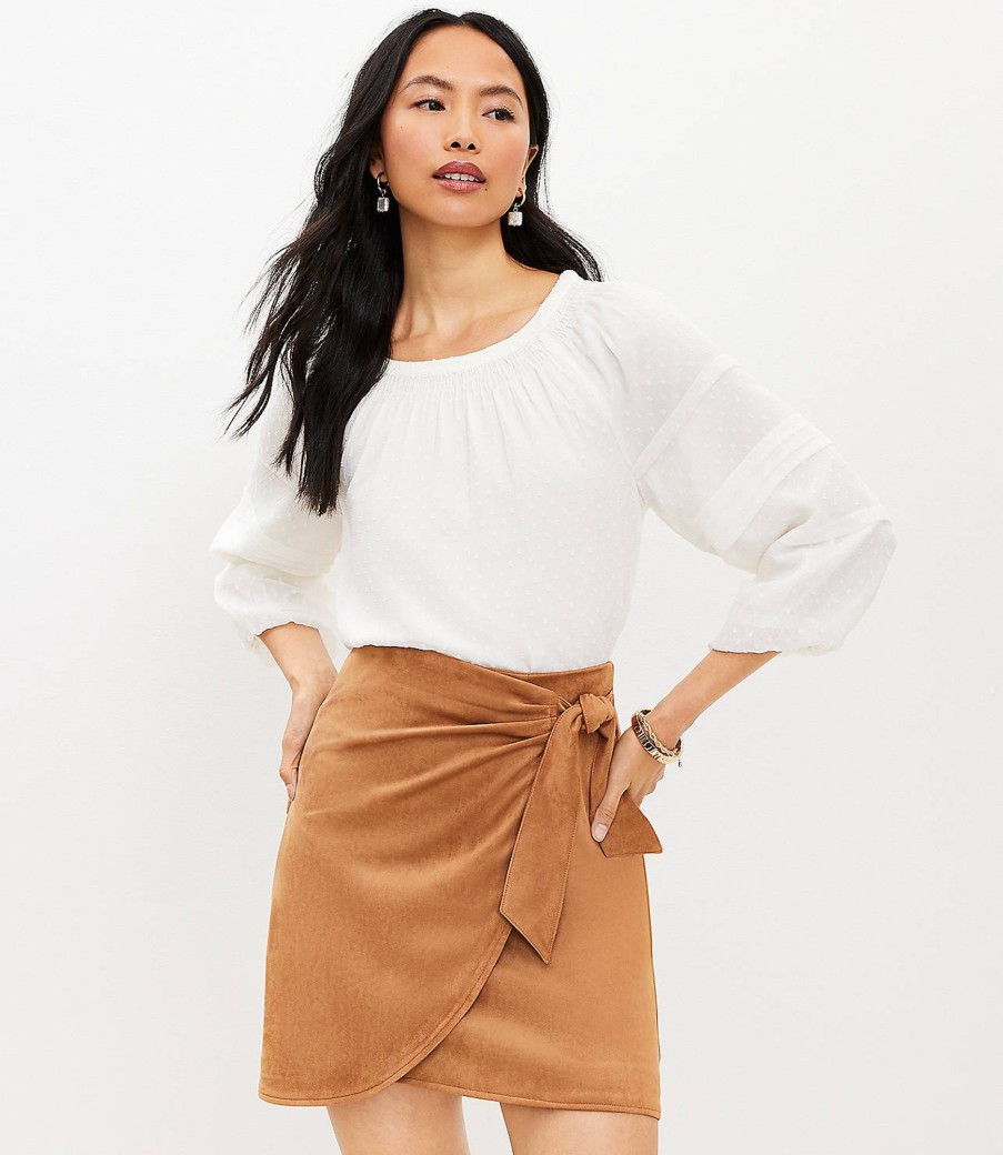 Clothing Loft | Clip Pleated Balloon Sleeve Top Whisper White