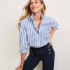 Clothing Loft | Striped Relaxed Everyday Shirt White