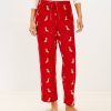 Clothing Loft | Cozy Dog Pajama Pants Tango Red