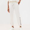 Clothing Loft | Lou & Grey Heart Cozy Cotton Terry Joggers Whisper White