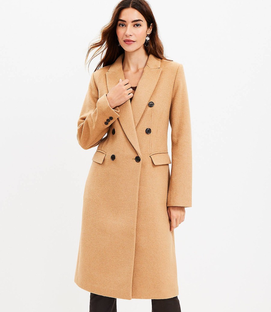 Clothing Loft | Double Breasted Coat Perfect Camel