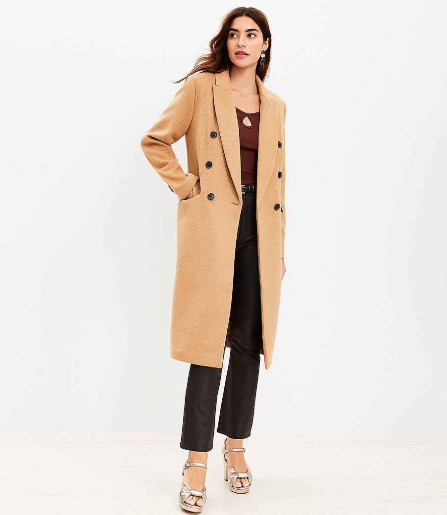 Clothing Loft | Double Breasted Coat Perfect Camel