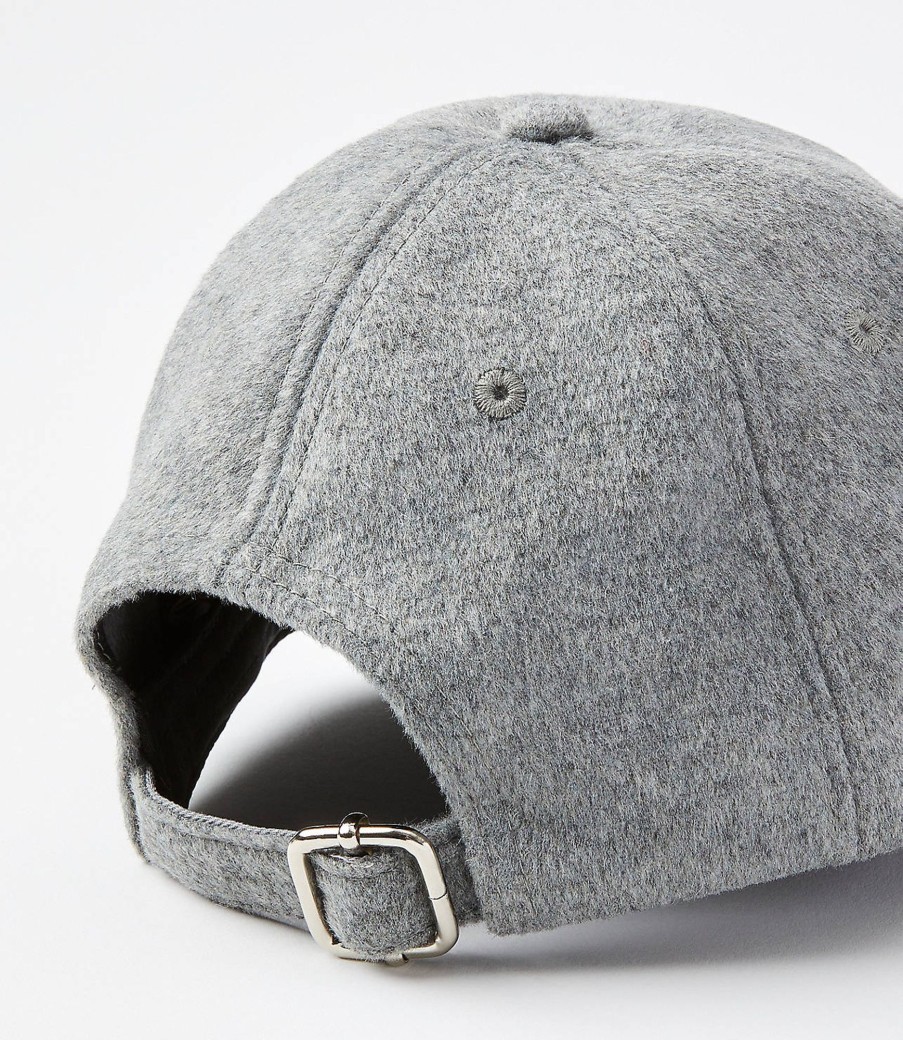 Accessories & Shoes Loft | Felt Cap Pure Grey Heather