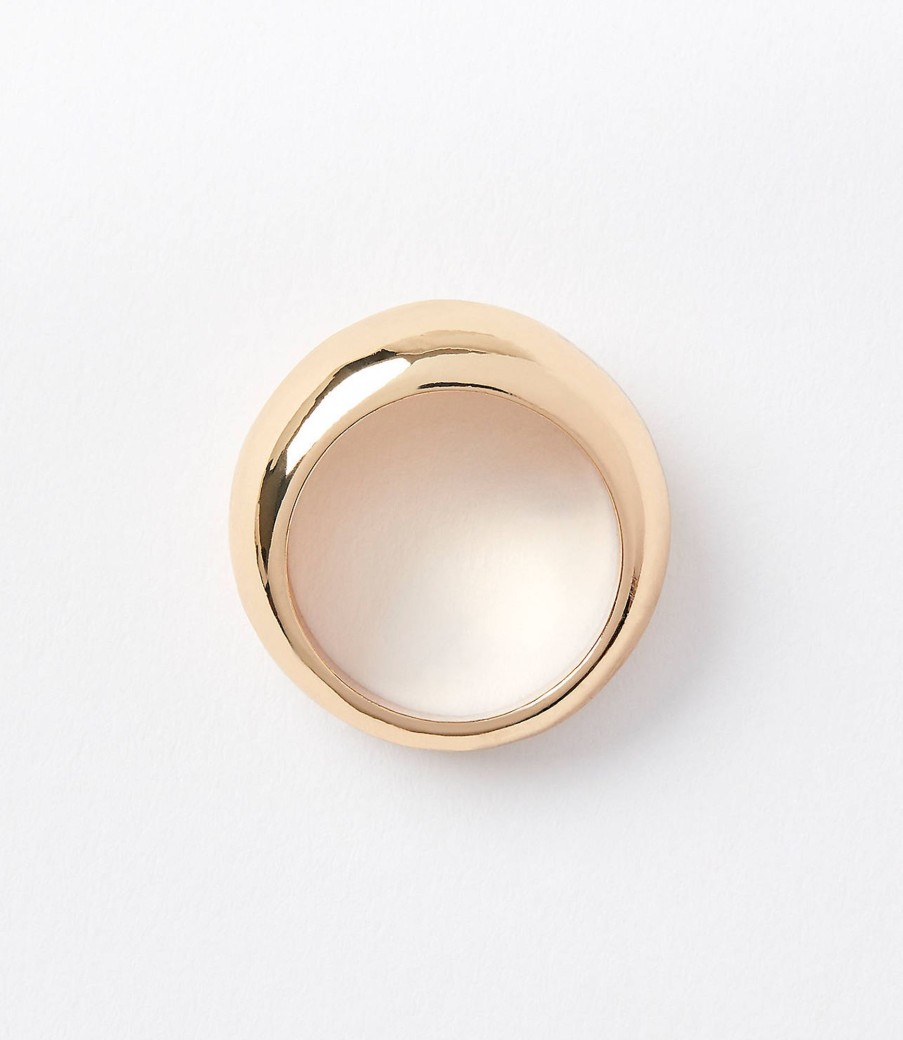 Accessories & Shoes Loft | Sculpted Ring Goldtone