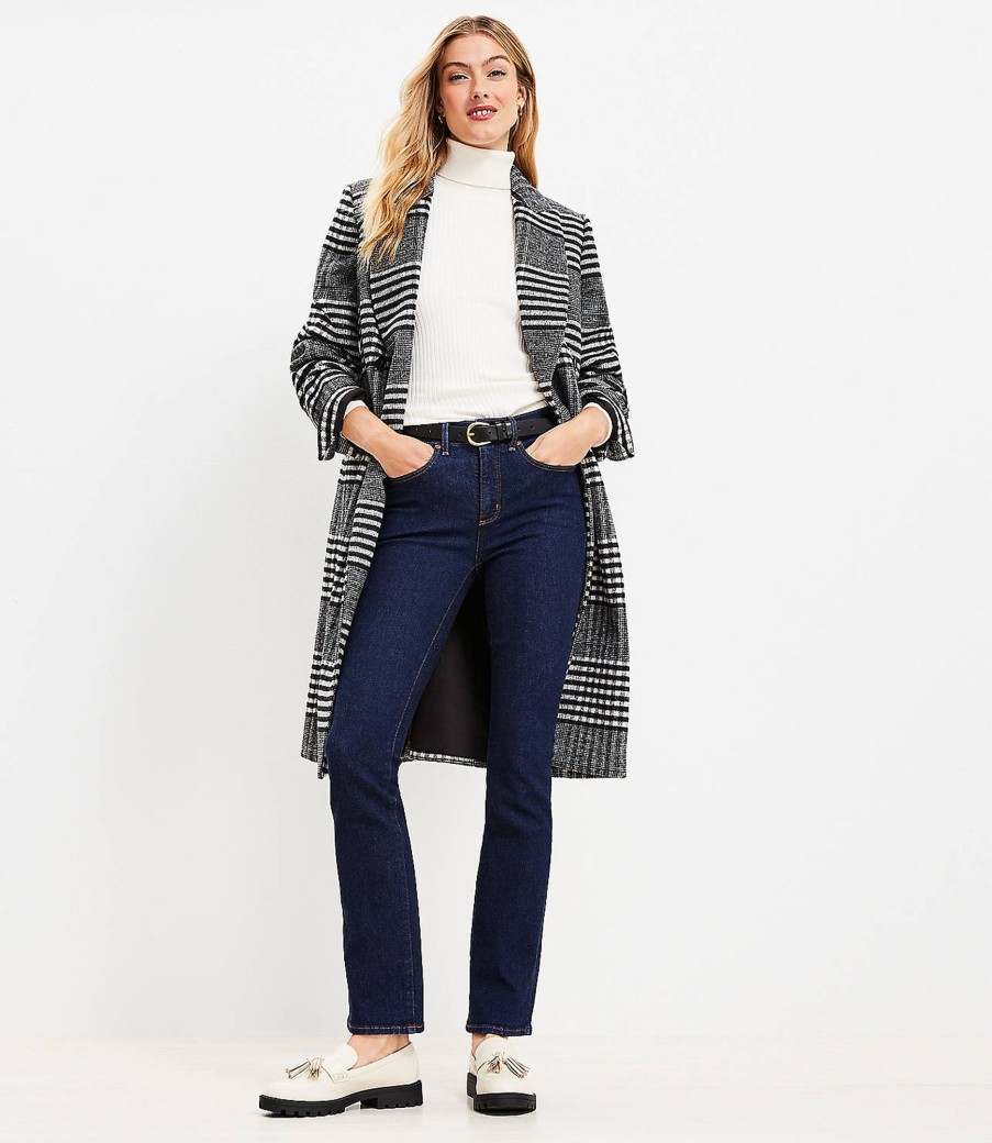 Clothing Loft | Plaid Double Breasted Coat Whisper White