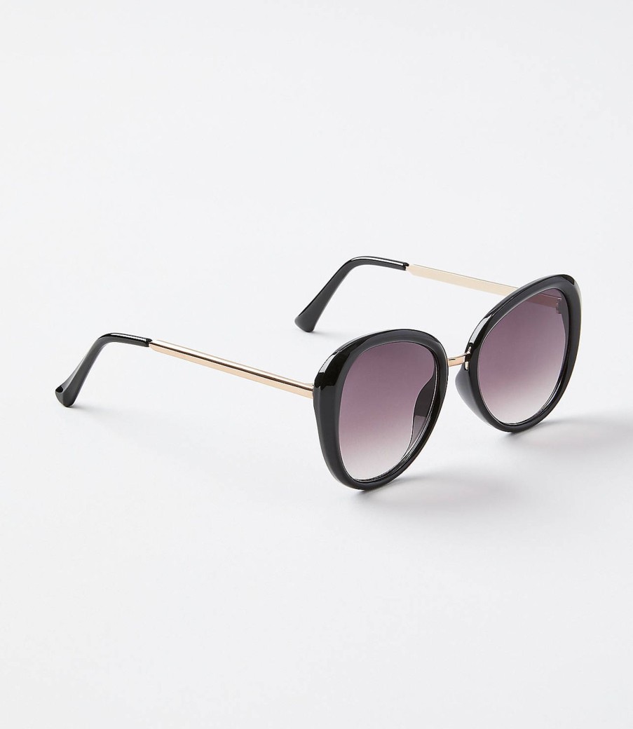 Accessories & Shoes Loft | Round Sunglasses Black