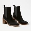 Accessories & Shoes Loft | Block Heel Chelsea Boots Black