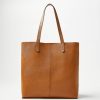 Accessories & Shoes Loft | Leather Tote Bag Cognac