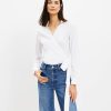 Clothing Loft | Everyday Wrap Shirt White