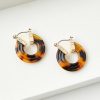 Accessories & Shoes Loft | Tortoiseshell Print Hoop Earrings Tortoise Shell Brown