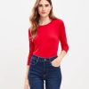 Clothing Loft | Long Sleeve Everyday Tee Tango Red