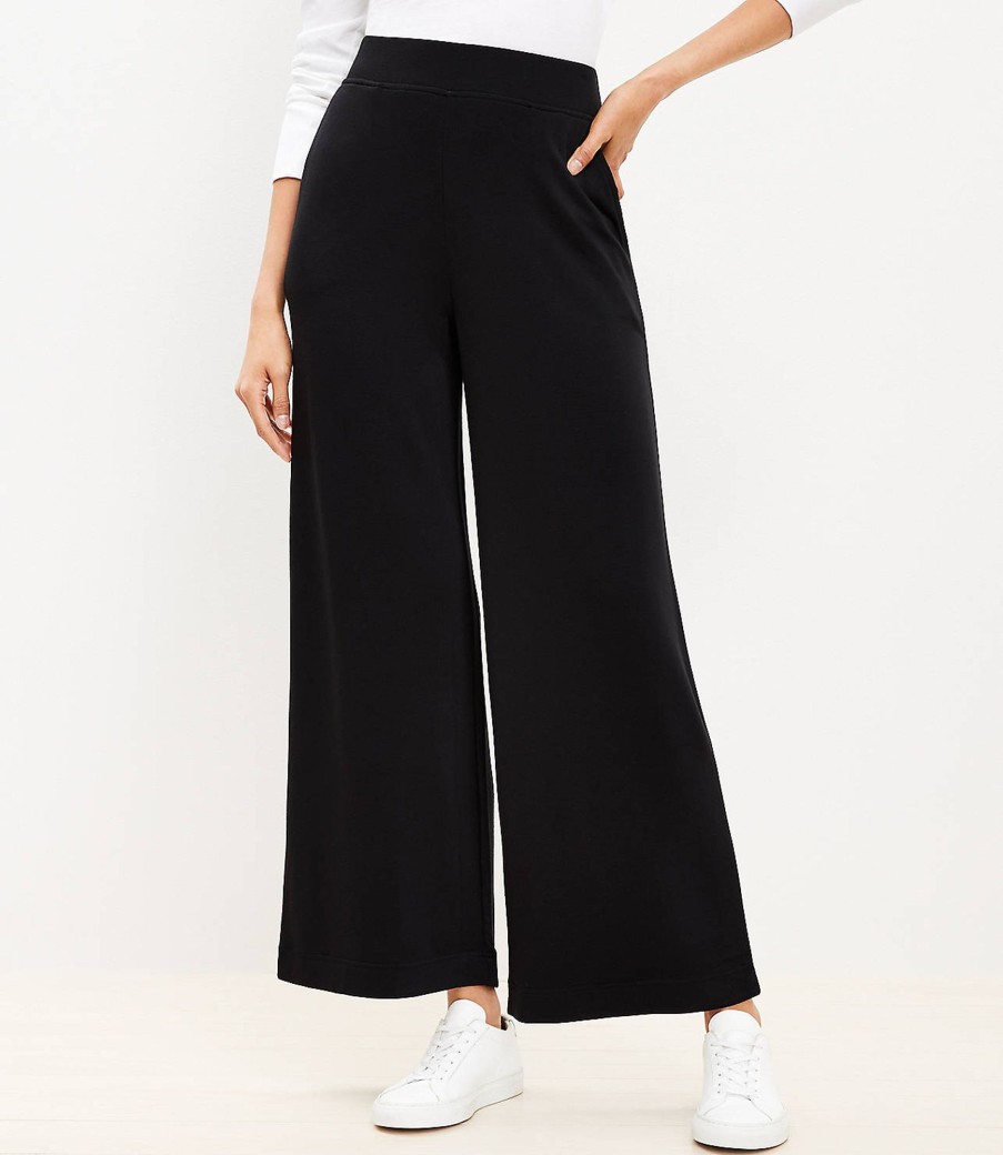 Clothing Loft | Lou & Grey Signature Softblend Wide Leg Pants Black