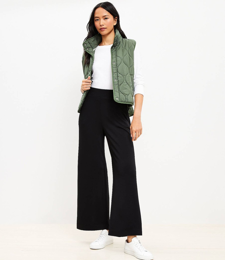 Clothing Loft | Lou & Grey Signature Softblend Wide Leg Pants Black