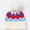 Accessories & Shoes Loft | Fair Isle Beanie Whisper White