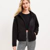 Clothing Loft | Lou & Grey Cozy Up Zip Jacket Black