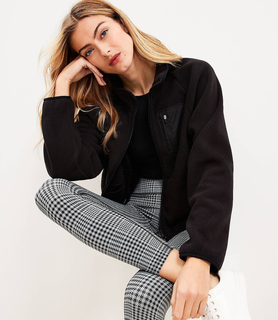 Clothing Loft | Lou & Grey Cozy Up Zip Jacket Black