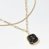 Accessories & Shoes Loft | Druzy Layered Necklace Black